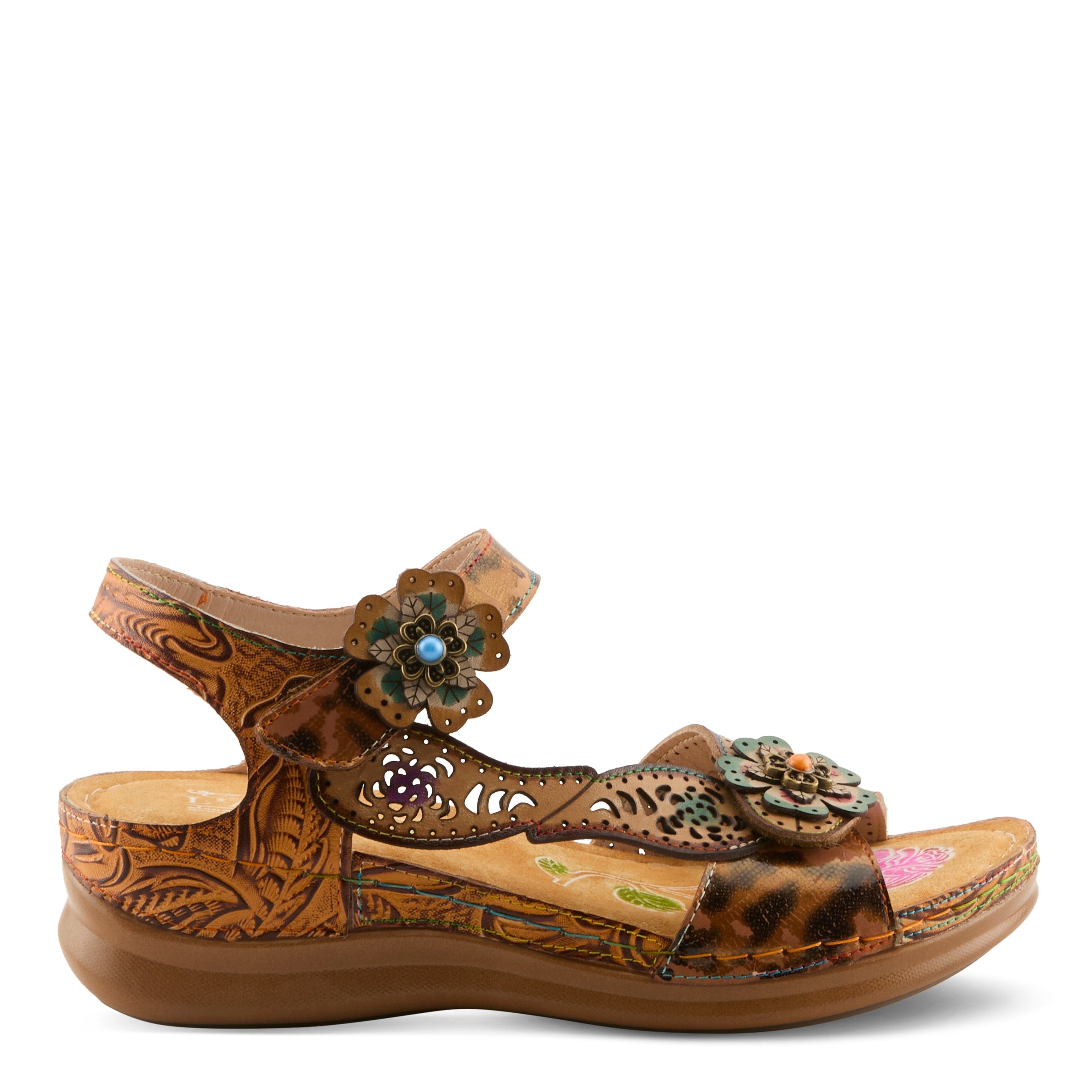 L'ARTISTE SCRIPT SANDALS