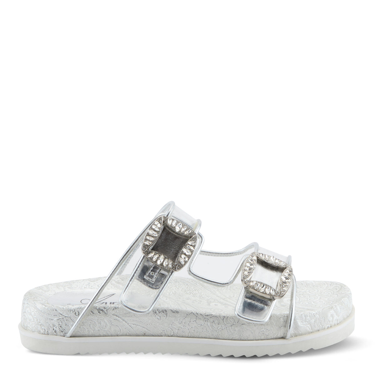AZURA SLIDEMEIN SANDALS – Three-Quarter View