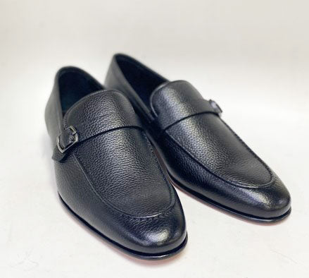 C&E Fashions C Collection Deerskin Loafer - Black – product view 4