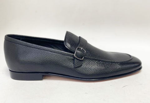 C&E Fashions C Collection Deerskin Loafer - Black – product view 5