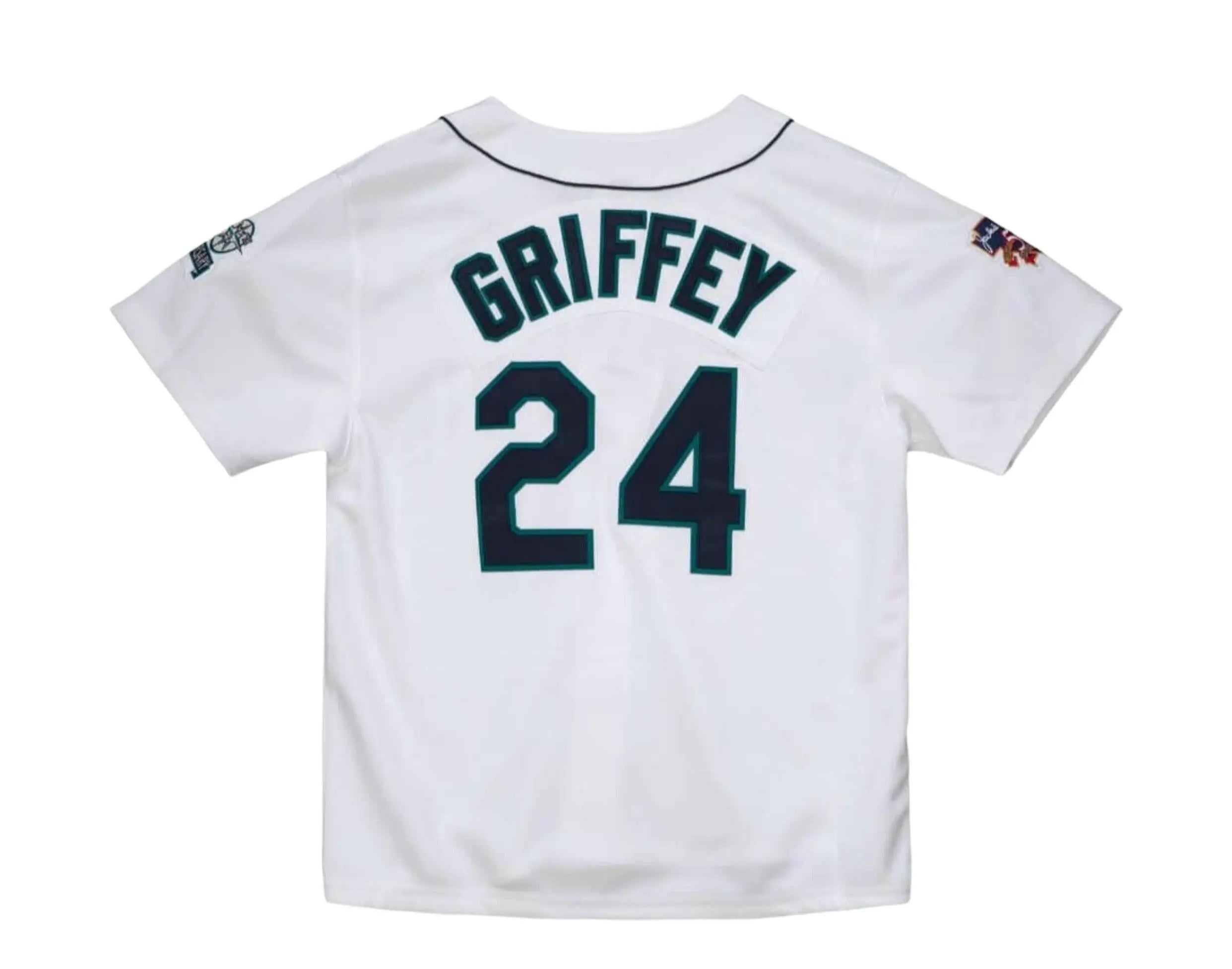 Mitchell & Ness Seattle Mariners Ken Griffey Jr. Authentic Men's Jersey — White/Black