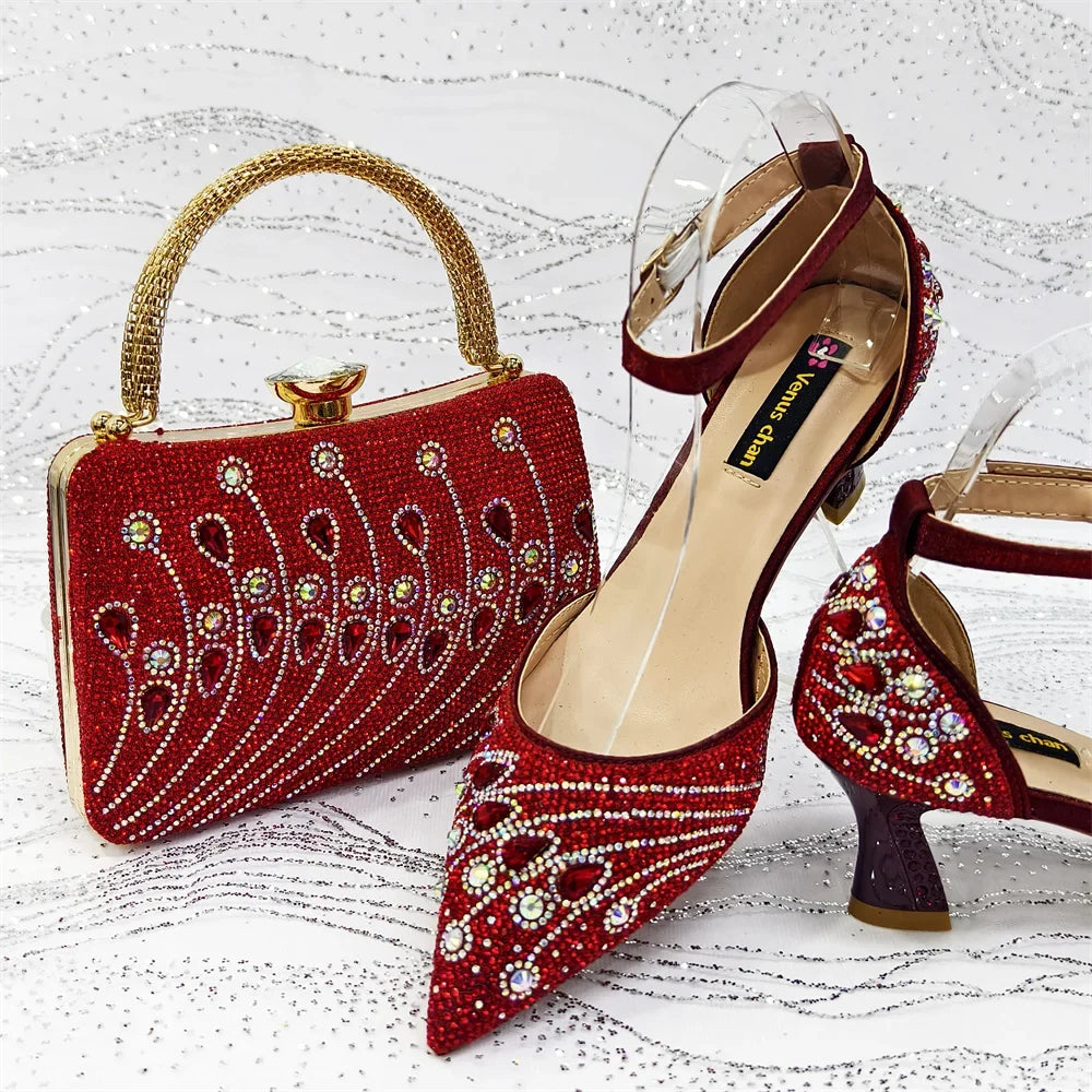 EdleessFashion Italian Shoes And Bag Sets HZ1-1 – product view 1