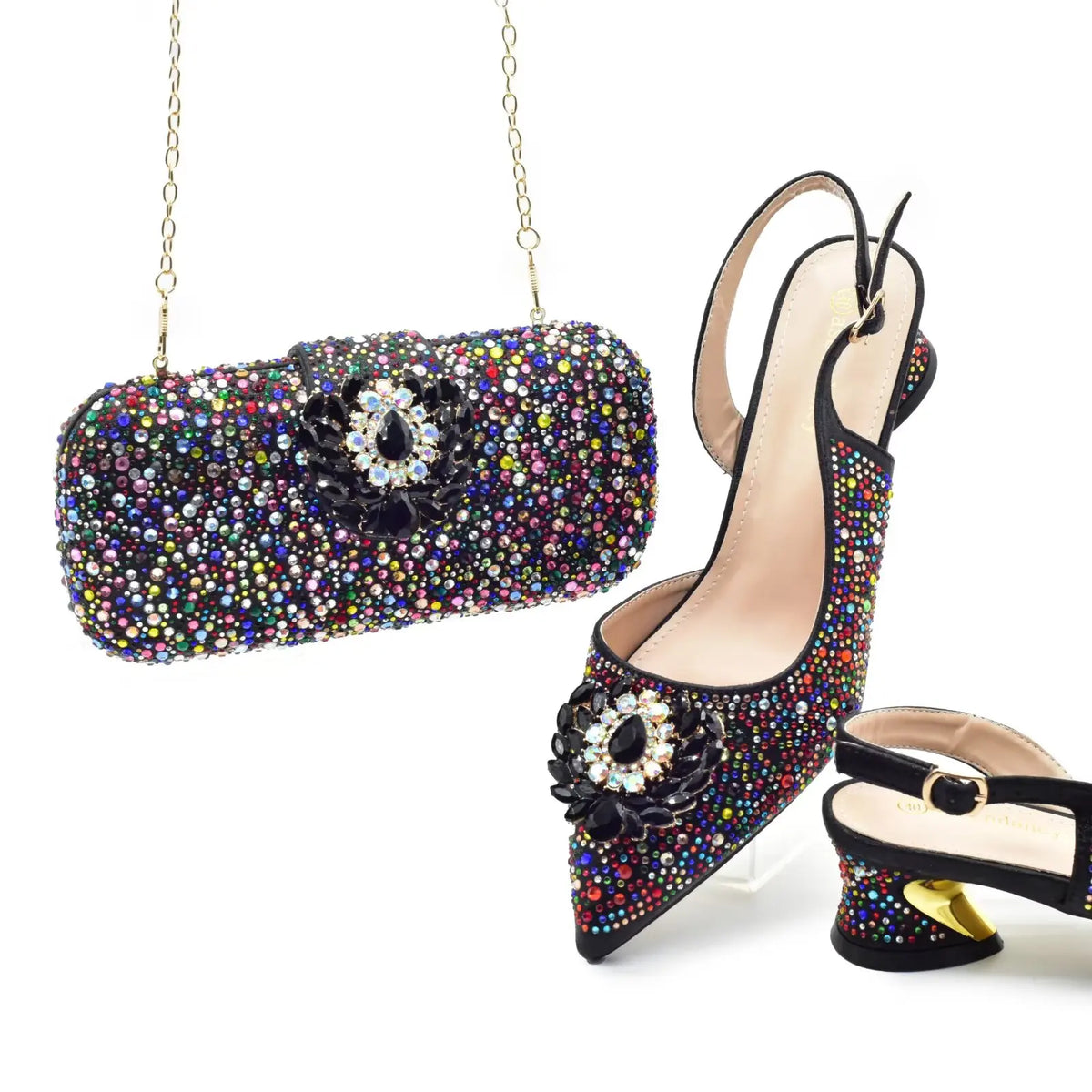 EdleessFashion Matching Women Shoe and Bag Set HAS1-1 – product view 1
