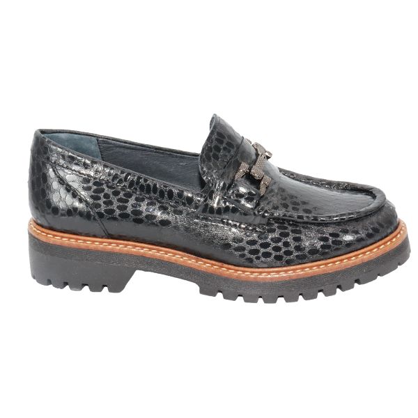 Eric Michael Sanibel Women’s Leather Lug Sole Loafer