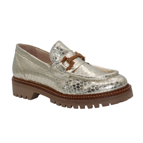 Eric Michael Sanibel Women’s Leather Lug Sole Loafer