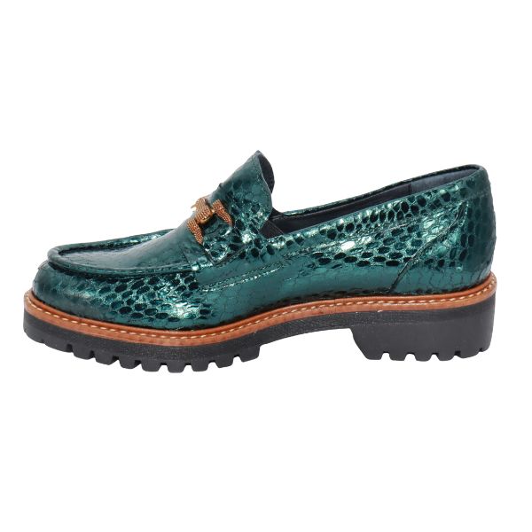 Eric Michael Sanibel Women’s Leather Lug Sole Loafer