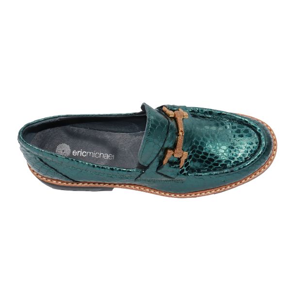 Eric Michael Sanibel Women’s Leather Lug Sole Loafer