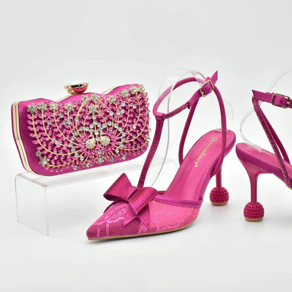 EdleessFashion New Arrival Shoes and Bag Set HOA1-10 β product view 2