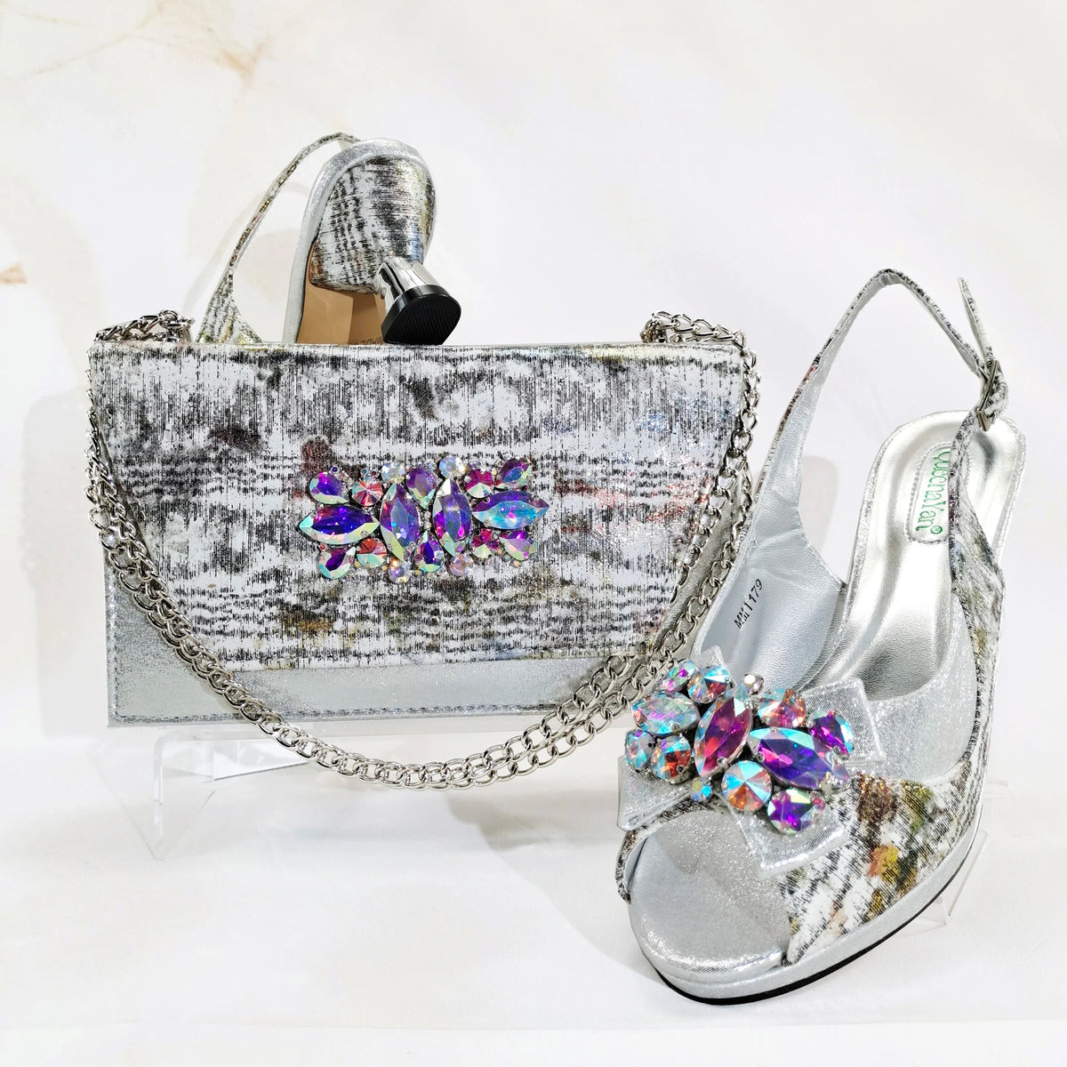 Charming Shoes And Bag Matching Set HN1-1 – product view 2