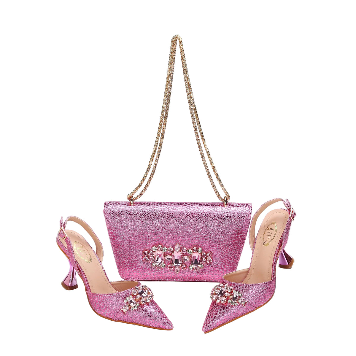 Women's Shoes and Bag Set with Pointed Toe EDN349 – product view 1