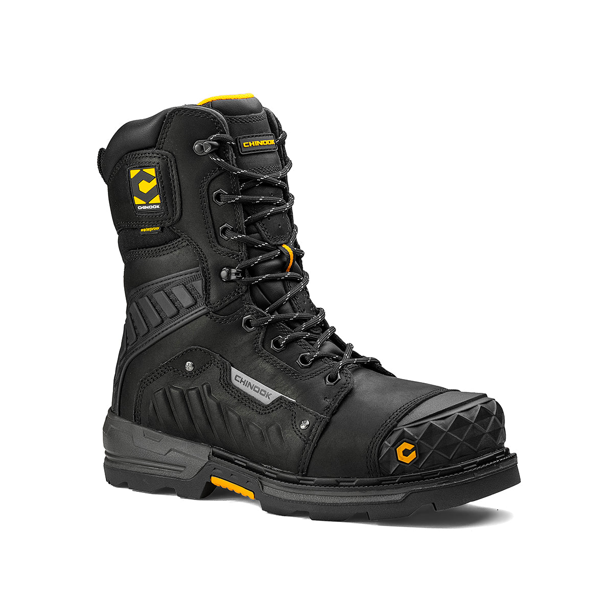 Scorpion 9” Composite Toe Men’s Waterproof Work Boot - Black – product view 3
