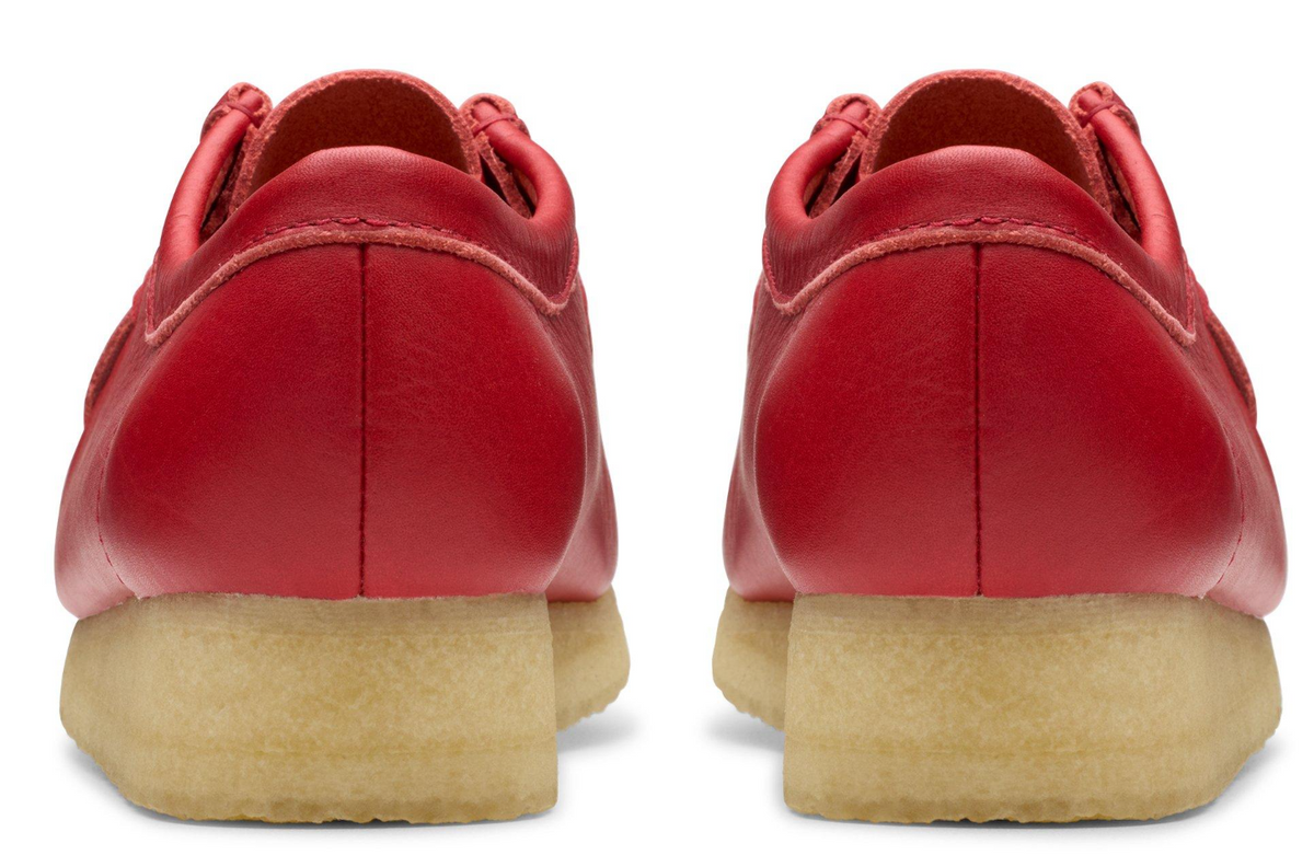 Clarks Originals Wallabee Women's Red Leather 26180683 — product view 2