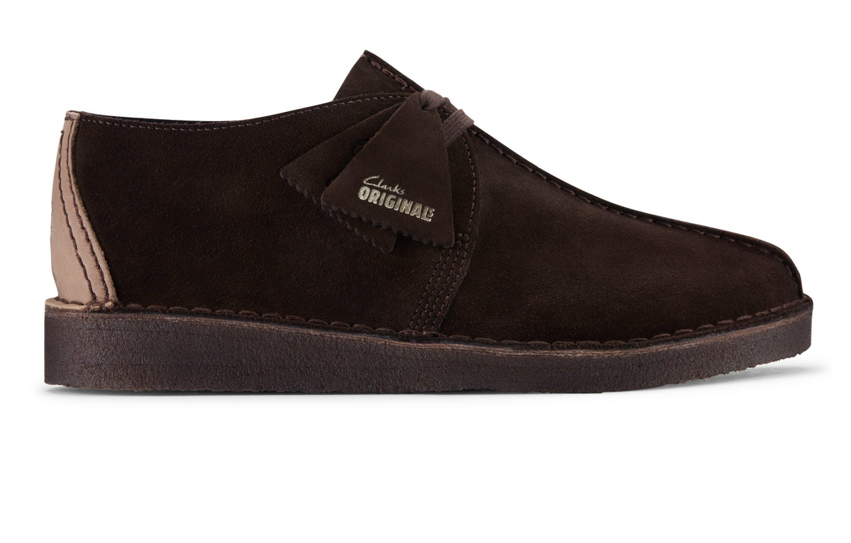 Clarks Desert Trek - 26178477 - Dark Brown Suede - Men's — product view 2