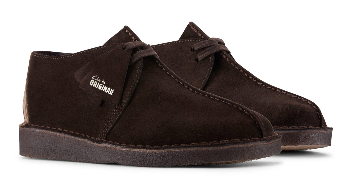 Clarks Desert Trek - 26178477 - Dark Brown Suede - Men's — product view 3