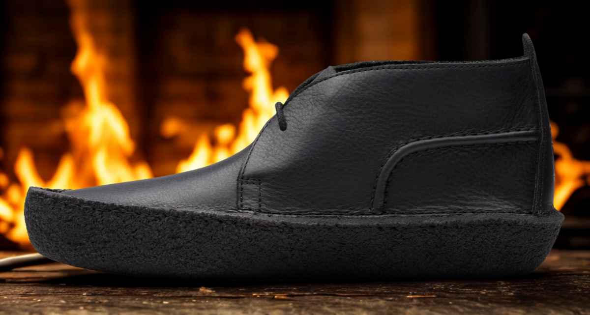 Clarks Originals Desert Rain Men's Black 26180626 — product view 3