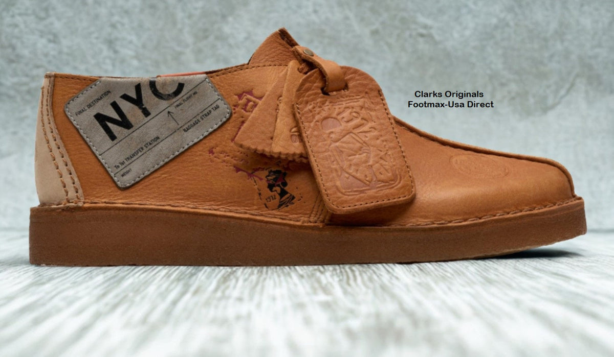 Clarks Originals Desert Trek Travel NYC Men's Tan Leather 26183897 — product view 1