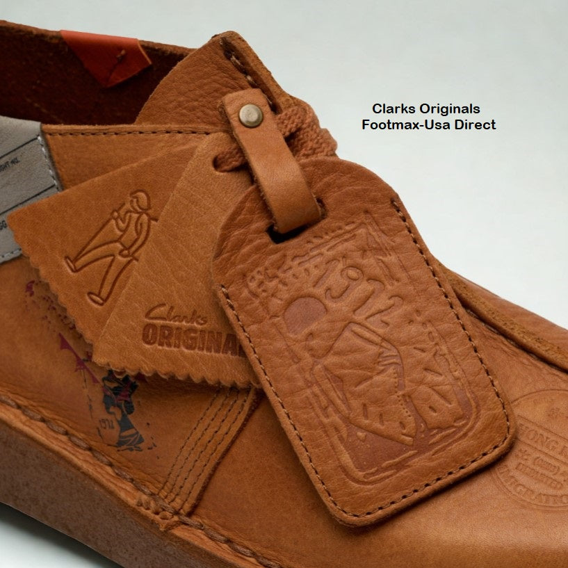 Clarks Originals Desert Trek Travel NYC Men's Tan Leather 26183897 — product view 5