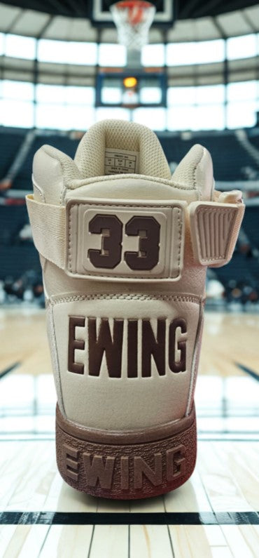 Patrick Ewing 33 Orion Strap (1RBE001-965) Beige / Gum β On-Foot Styling