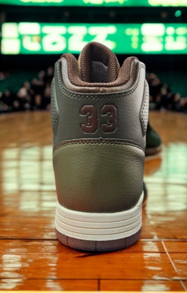 Patrick Ewing Rebound TRE (1SMBE08-222) Hunter Green / Brown β Three-Quarter View