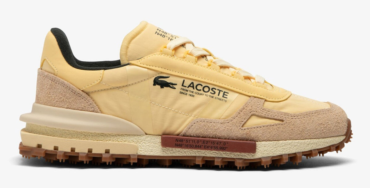 Lacoste Elite Active 225 6 Sma (750SMA0081-AB0) Lt Yellow / Gum Textile — product view 1
