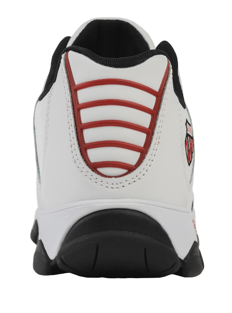 K.Swiss St 329 Cmf - 03426-122 (White / Black / Red) — product view 4