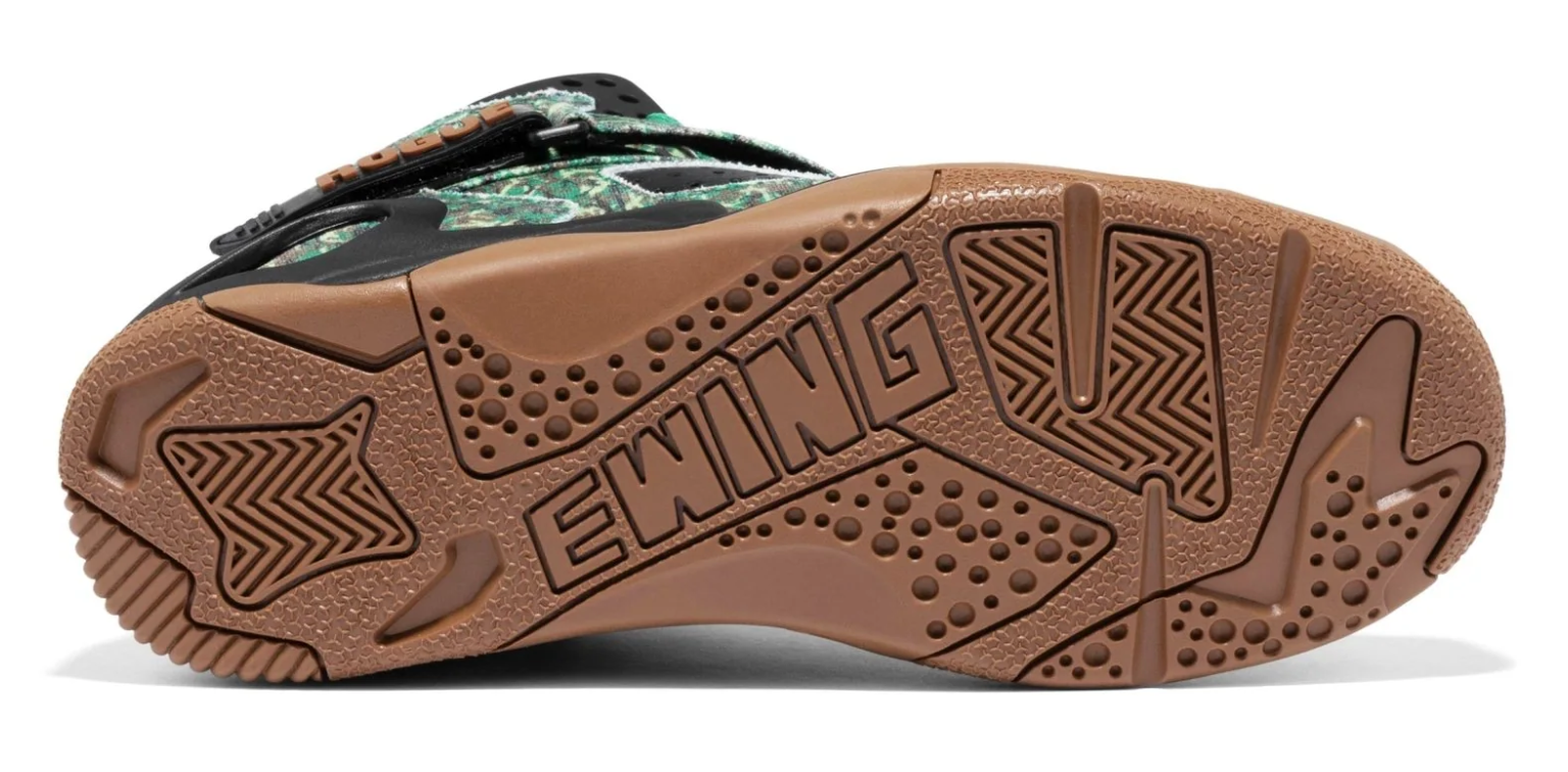 Patrick Ewing Rogue (1EW02653-362) Black / Camo / Gum β Side Profile