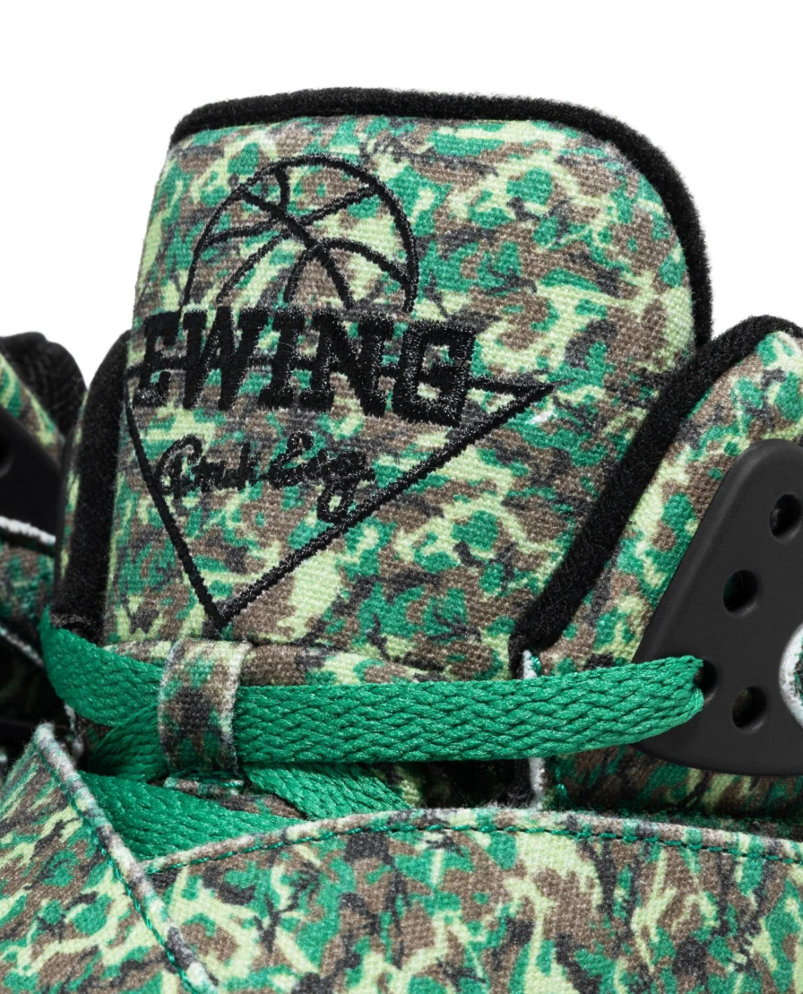 Patrick Ewing Rogue (1EW02653-362) Black / Camo / Gum β On-Foot Styling