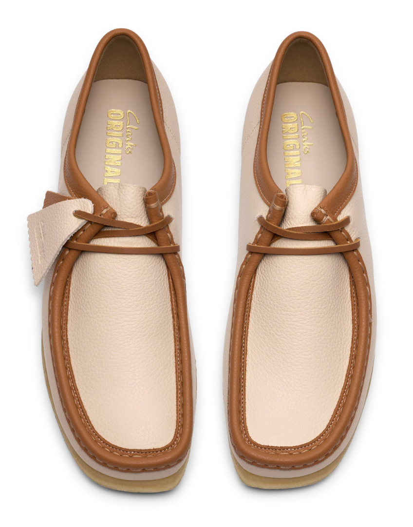 Clarks Originals Wallabee Men's White Combi Leather 26185662 — product view 5