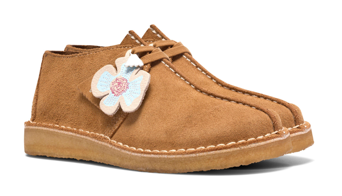Clarks Originals Desert Trek Women's Tan Interest Suede 26186480 — product view 3