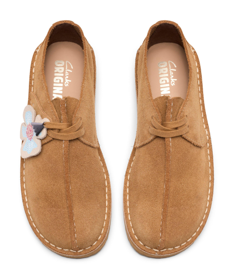 Clarks Originals Desert Trek Women's Tan Interest Suede 26186480 — product view 5