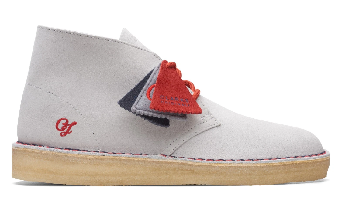 Clarks Originals Desert Coal VCY Men's Gray and Red Suede 26166525 — product view 1