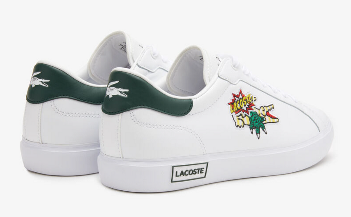 Lacoste Power Court 222 7 Sma Lth - 744SMA0123-1R5 - White / Dk. Green β product view 4