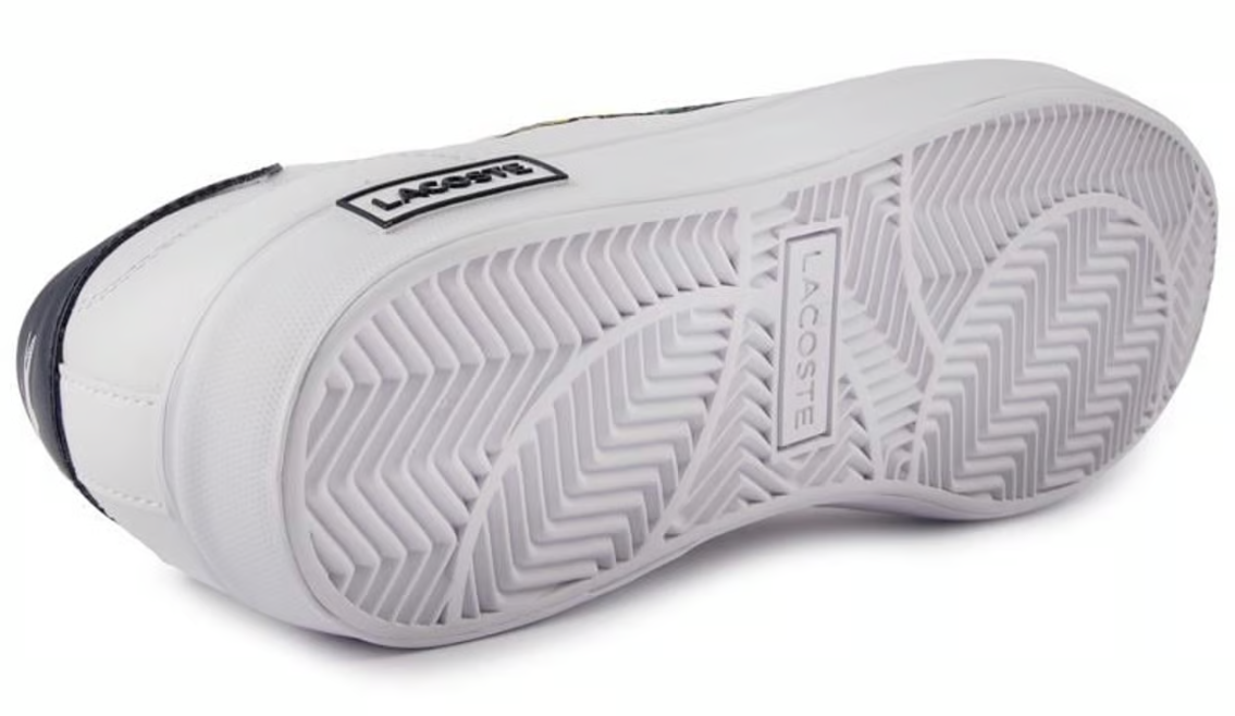 Lacoste Power Court 222 4 Sma Lth - 744SMA0104-042 - White / Navy — product view 5