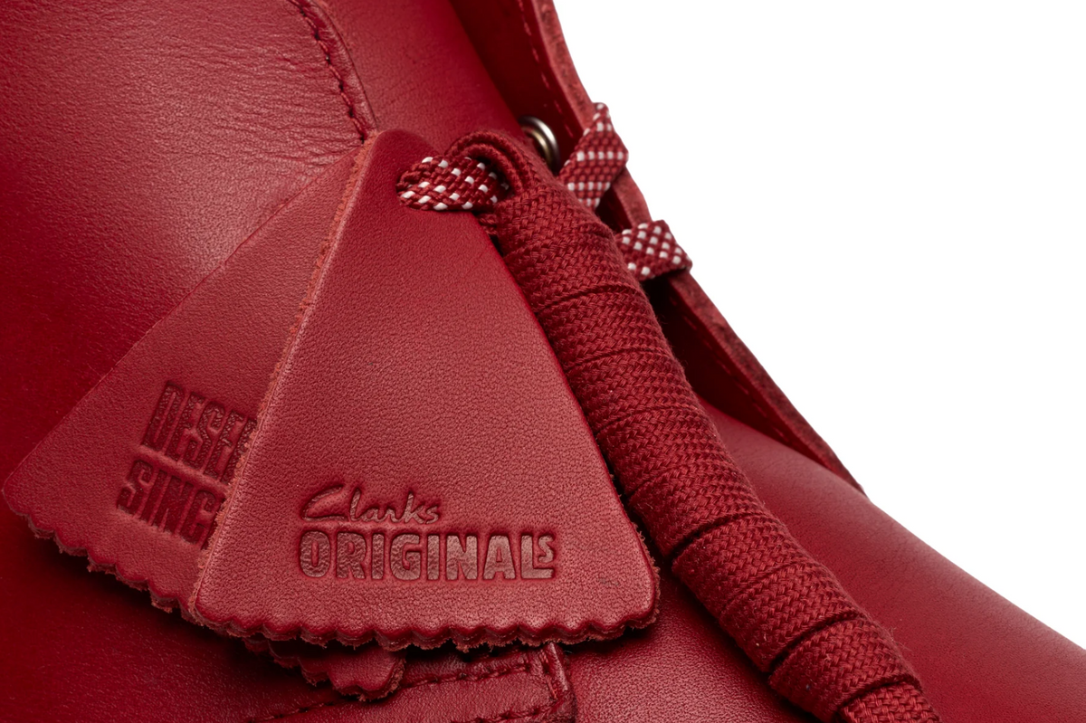 Clarks Desert Boot Men's Dark Red Leather 26182825 — product view 4