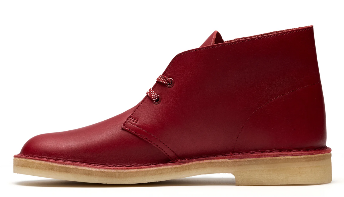 Clarks Desert Boot Men's Dark Red Leather 26182825 — product view 3