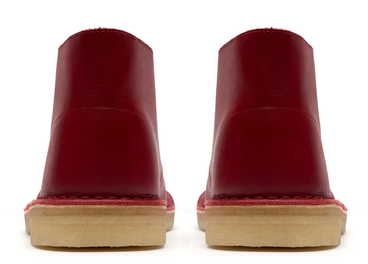 Clarks Desert Boot Men's Dark Red Leather 26182825 — product view 6