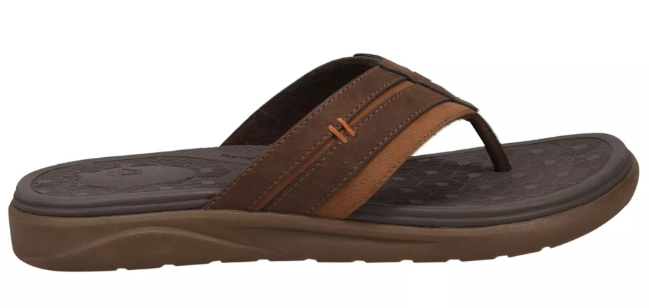 Cliff 90-34268 - Dark Brown - Dockers Flip Flop – Side Profile
