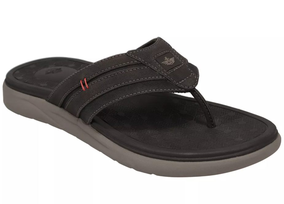 Cliff 90-34264 - Dockers Flip Flop - Black – Front View