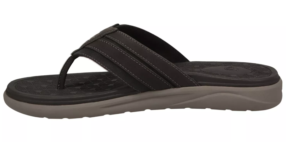 Cliff 90-34264 - Dockers Flip Flop - Black – Detail Close-Up