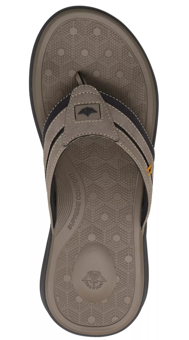 Cliff 90-34265 - Dockers Flip Flop – Sole and Construction Detail