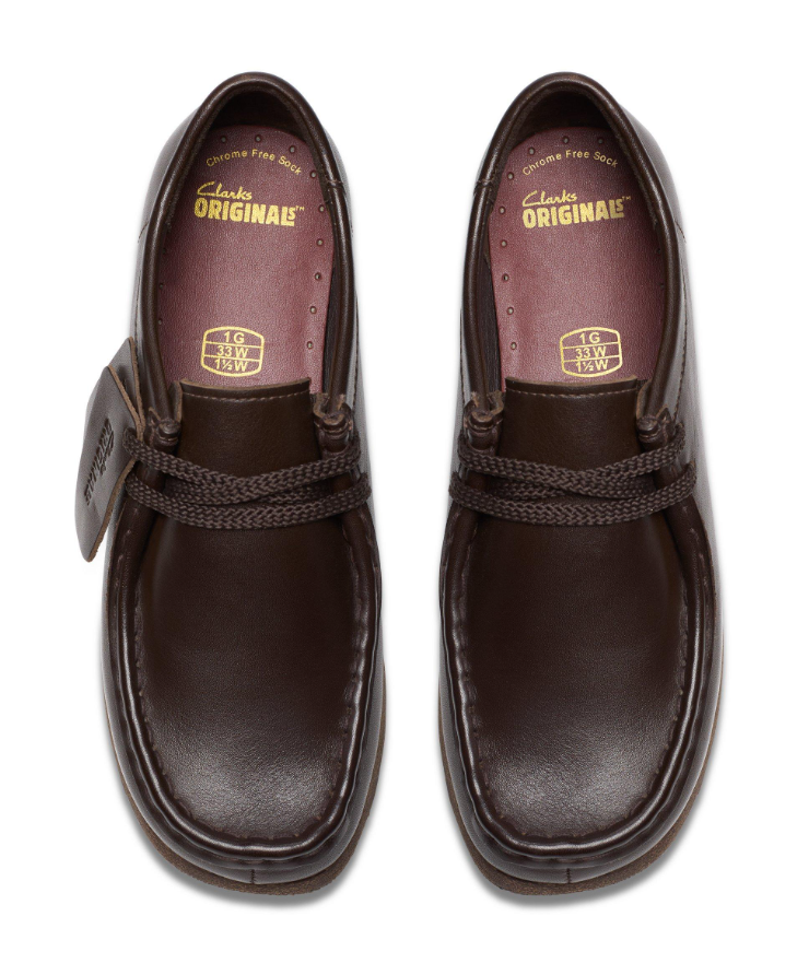 Clarks Originals Wallabee Kids' Unisex Dark Brown 26184517 β product view 3