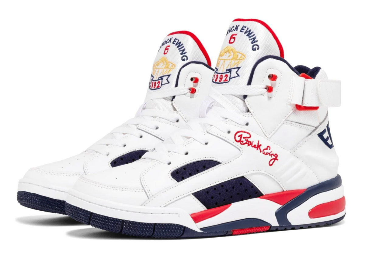 Patrick Ewing Eclipse Og Usa - 1EW90152-125 - White / Navy / Red — product view 2