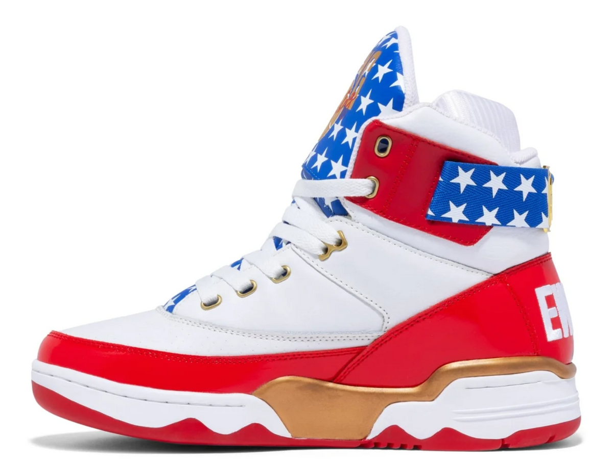 Patrick Ewing 33 Hi Usa - 1EW90189-125 - White/Red/Blue/Gold — product view 4
