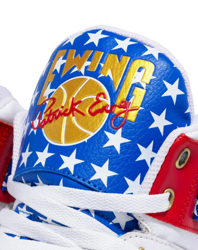 Patrick Ewing 33 Hi Usa - 1EW90189-125 - White/Red/Blue/Gold — product view 8