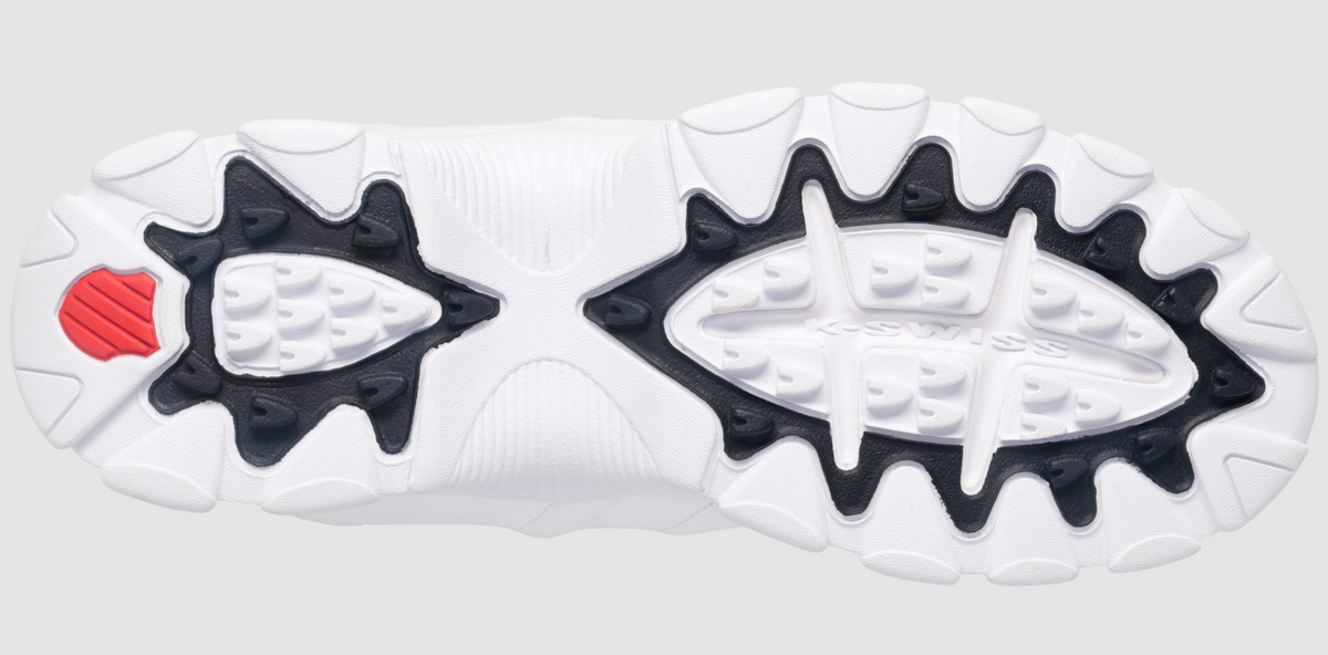 K-Swiss St329 Cmf - 03426-130-Xw (Wide) - White / Navy / Red (Men's) — product view 7