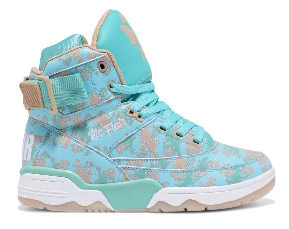 Patrick Ewing 33 Hi X Ric Flair - Teal / White - 1EWRF026-176 — product view 1