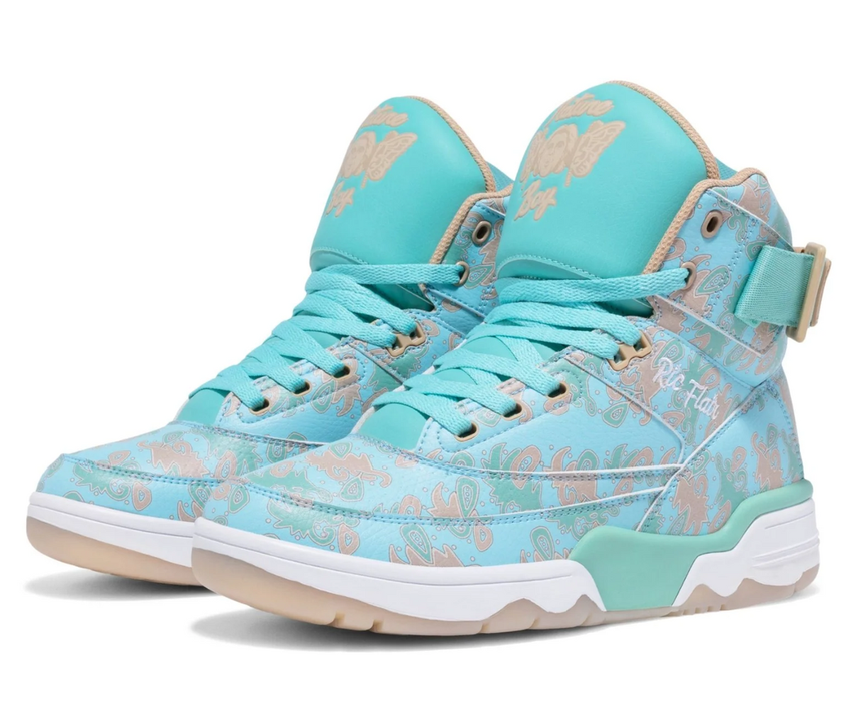 Patrick Ewing 33 Hi X Ric Flair - Teal / White - 1EWRF026-176 — product view 3