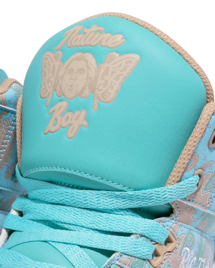 Patrick Ewing 33 Hi X Ric Flair - Teal / White - 1EWRF026-176 — product view 6