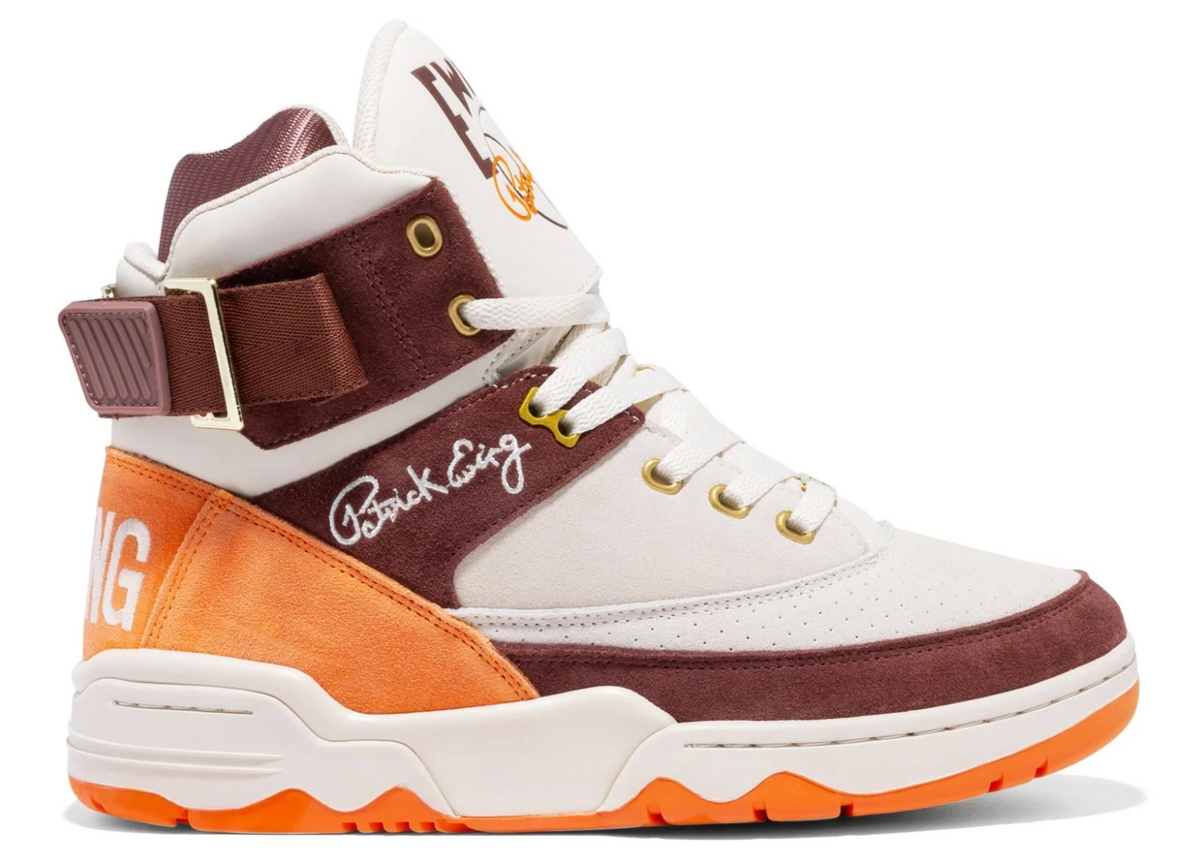 Patrick Ewing 33 Hi - 1Ew33S26-922 - Cream / Brown / Orange — product view 1