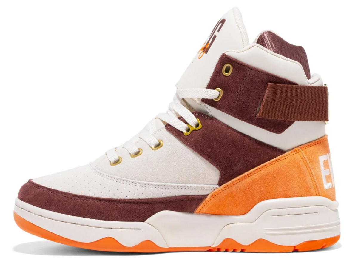 Patrick Ewing 33 Hi - 1Ew33S26-922 - Cream / Brown / Orange — product view 5